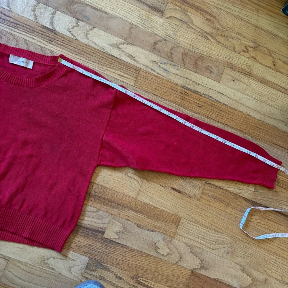 ✨SOLD✨Shaina Mote cropped red sweater size xs - Picture 8 of 11